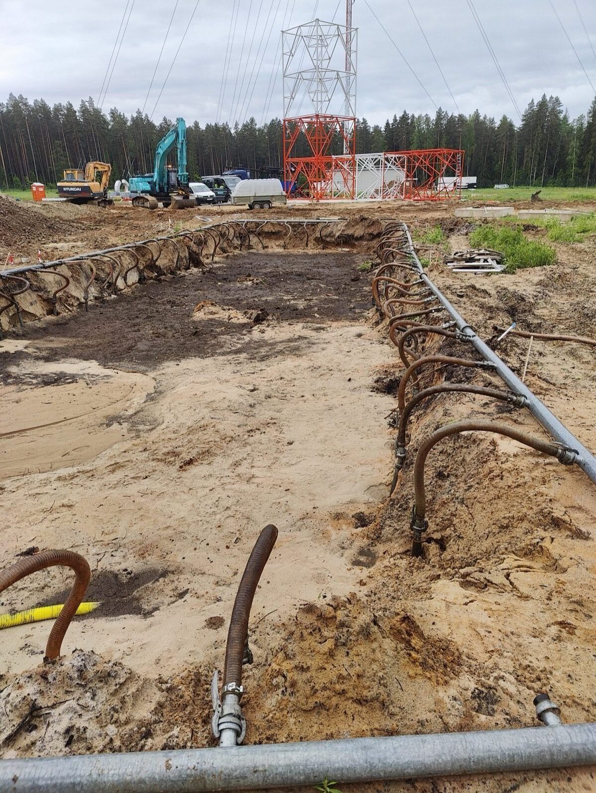 Masti ehitus - kõrgel tööde teostamine