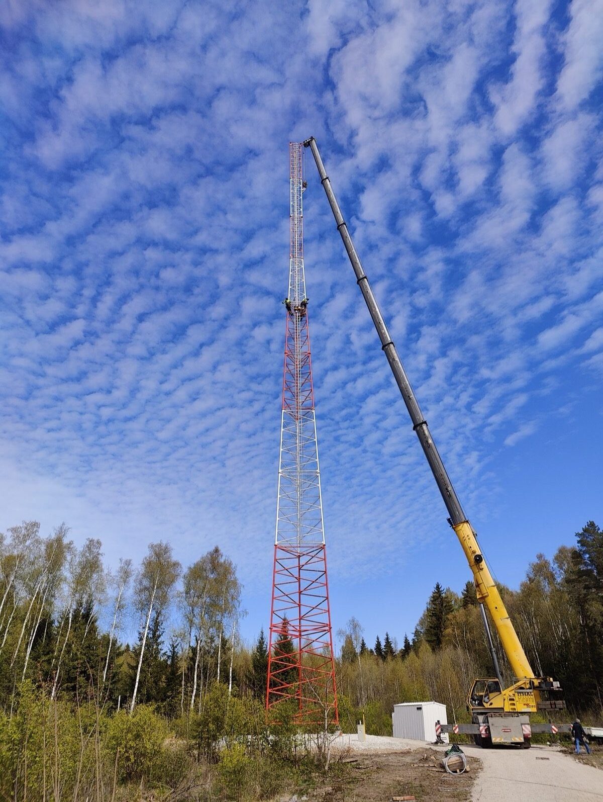 Masti ehitus - valmis sidemast Eestis